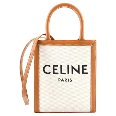 celine shopper canvas|celine vertical cabas tote.